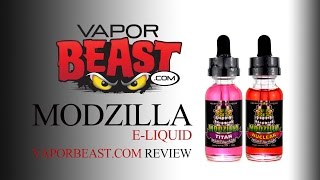 Modzilla ELiquid Review VaporBeastcom [upl. by Atnahsa]