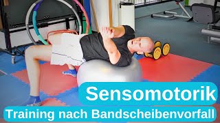 Training nach Bandscheibenvorfall LWS  Teil 3  Sensomotorik [upl. by Fronia]