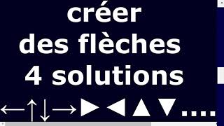 comment créer des flèches avec des astuces pratiques [upl. by Meingolda757]