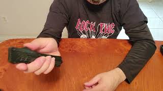 Review  Cobratec CTK1 Large Black Handle Drop Point Blade [upl. by Rosemaria]