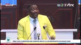 Hon Godet MPOYI insiste pour les salaires des enseignants plénière Ass Nationale [upl. by Melita192]