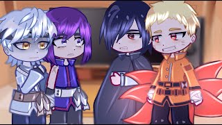 Borutos Friends React To Naruto And Sasuke  Gacha React [upl. by Jarred]