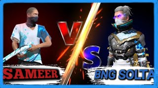 Once Again SAMEER VS BNG SOLTA 1v1 Custom Room Fight 🔥☠️❌freefire zeroxff ngesports tondegamer [upl. by Ttenyl955]