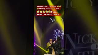 CONCERT REZA ARTAMEVIA DI TANTANG NYANYI 😱 lyrics concert trending live reaction [upl. by Nallac]