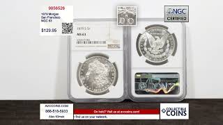 1879 Morgan Dollar  San Francisco  NGC 63 [upl. by Bevon395]