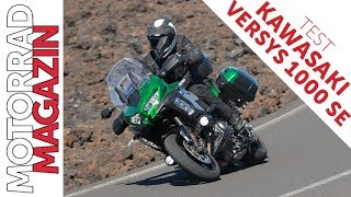 Kawasaki Versys 1000 SE 2019 Test  Mit KurvenABS TC Quickshifter in die Oberklasse [upl. by Blatt]