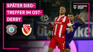 FC Erzgebirge Aue  FC Energie Cottbus Highlights mit LiveKommentar  3 Liga  MAGENTA SPORT [upl. by Zullo749]