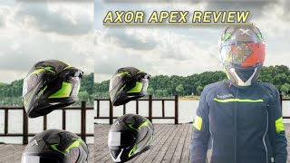 AXOR APEX REVIEW  NEW ROAD TRIP HELMET😱 [upl. by Fonz752]