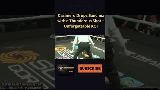 BRUTAL KO Casimero DESTROYS Sanchez with ONE PUNCH [upl. by Manthei]