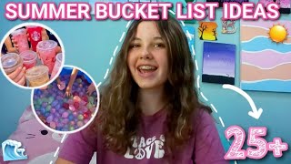 25 SUMMER BUCKET LIST IDEAS  2024 🌊🍦☀️ [upl. by Nosloc935]