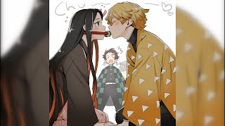 ZenNezu Zenitsu x Nezuko  V3 Demon Slayer Couples [upl. by Phyllis]