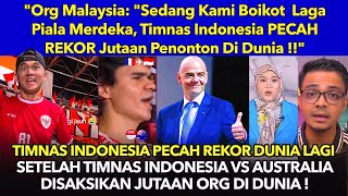 Org Malaysia “Sedang Kami Boikot Laga Piala Merdeka Indonesia PECAH REKOR Jutaan Penonton Di Dunia [upl. by Curcio]