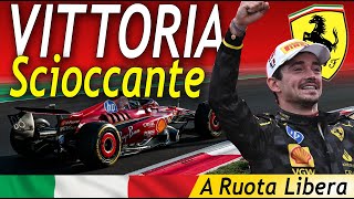 F1 Ferrari Shock a Monza Leclerc Trionfa in un Finale da Brividi [upl. by Lemrahc]