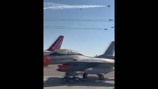 Turkish Air Force participated in the ‘Egypt International Air Fair’ with two F16s [upl. by Najed]