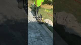 HOW TO INSTALL ZERO DUST POLYMERIC SAND SURE BRICK POLYMERIC SAND Water only one time to activate [upl. by Ayinat]