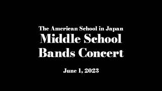 June 1 2023  Middle School Bands Concert [upl. by Dreda]