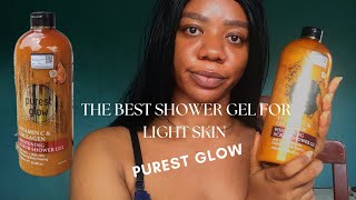 The purest glow shower routine review  best shower gel for light skin [upl. by Fillbert947]