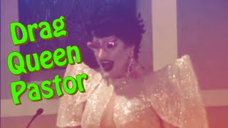 Drag Queen Pastor Ms Penny Cost Gives Sermon In Methodist Church [upl. by Cosette812]