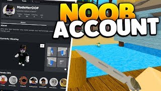 Playing Arsenal On A Noob Account Roblox [upl. by Carolle]