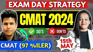 CAMT 2024 Exam Day Dos amp Donts🔥Paper Attempt Strategy By CMAT 97 ile Scorer✅ CMAT Exam Tips👍🏻mba [upl. by Nichole803]