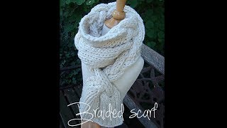 KNITTING TUTORIAL  Spud amp Chloë Braided Scarf [upl. by Enilorak125]