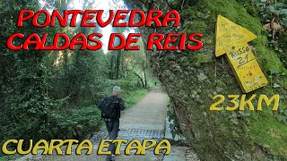 Santiago de Compostela Camino Portugués Día 46 Pontevedra  Caldas de Reis [upl. by Stephana]