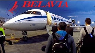 BELAVIA CRJ 200  KIEV  MINSK [upl. by Merill]