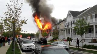 House fire in Clarksburg MD 42812 [upl. by Behn]