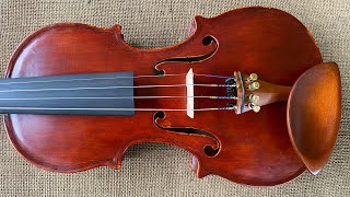 SOLD Handmade American Violin 1241 with DARK POWERFUL Tone [upl. by East]