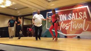 Alex AnD Desiree ft Jenna amp Luis Boston Salsa Fest 2017 [upl. by Burgwell]