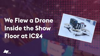 We Flew a Drone Inside the Show Floor at InfoComm 2024 [upl. by Mimi696]