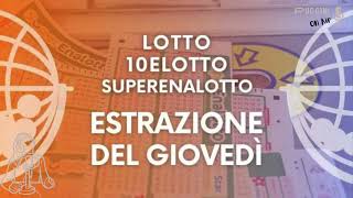 Estrazioni Lotto 10eLotto e Superenalotto di oggi giovedì 11 gennaio 2024 Radio PugginiOnAir [upl. by Claman]