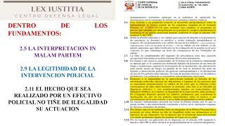 LEGALIDAD DE LA INTERVENCION POLICIAL [upl. by Alex]