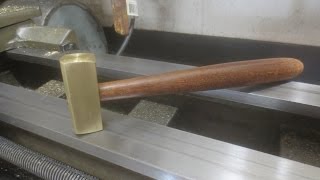 Brass Machinist Hammer [upl. by Nahtal]