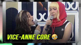 Ang daldal talaga Bardagulan resumes as Anne Curtis Vice Ganda reunite on Showtime [upl. by Viddah]