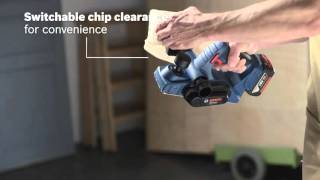 Bosch GHO 144 VLI  GHO 18 VLI Professional Cordless Planer [upl. by Lourdes]