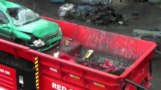 Hammel VB 950DK Car Shredder at CARS Expo 2012 [upl. by Annil944]