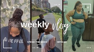 VLOG  Fall Wellness Challenge EP2  10k steps a day new hair spending time with family [upl. by Quintie]