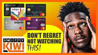 1K Easy Credit Cards for Bad Credit Milestone v Indigo v Surge v Aspire v Fortiva 🔶 CREDIT S3•E329 [upl. by Aniluap]