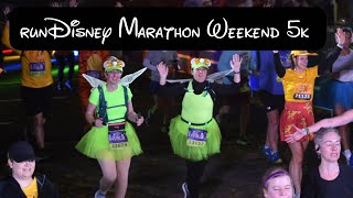 Dopey Challenge Day 1 5k Race runDisney Marathon Weekend 2024 [upl. by Launcelot]