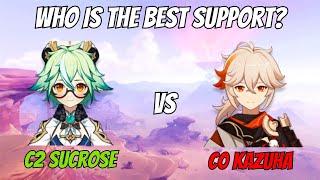 Do You Really Need Kazuha C2 Sucrose VS C0 Kazuha Genshin Imapct [upl. by Dorkas]