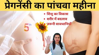 प्रेगनेंसी का पांचवा महीना  Pregnancy 5th Month Exercises amp Diet Tips  My Pregnancy Care [upl. by Iloj305]