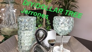 COMO HACER JARRONES ELEGANTES PARTE 3 diyjarronesbonitos [upl. by Bilek]