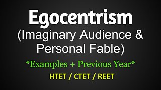 Egocentrism Imaginary Audience amp Personal Fable  Psychology  Green Star [upl. by Quarta]