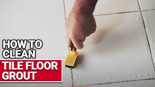 How To Clean Tile Floor Grout  Ace Hardware [upl. by Idissak323]