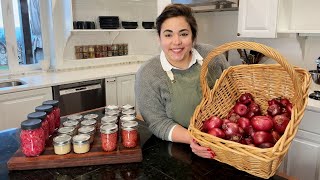 Use it or Lose it Winter Preservation Projects Making Mustard and Pickled Onions [upl. by Kuebbing]