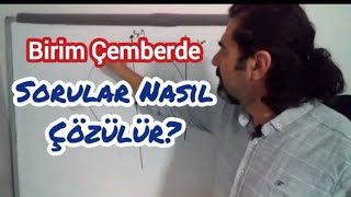 Birim Çemberde Sorular Nasıl Çözülür  Trigonometri  2022ayt trigonometri [upl. by Adnawaj843]