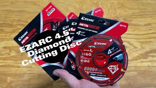 The EZARC Diamond cutting wheels are a super nice tool for diy and fabricators [upl. by Nerraw526]