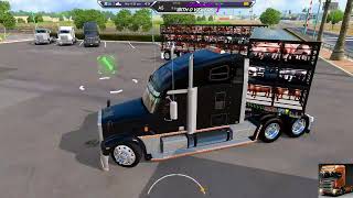 🔴 🚛🚛🚦⛽ RUTA EN ATS CON FREIGHTLINER COEONADO ORIGINAL Y GANADERAS MAREQSA FULL 🚛�� [upl. by Leiser]