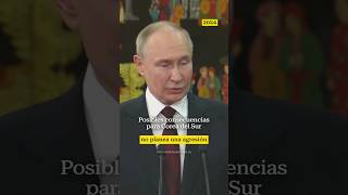 Putin advierte a Corea del Sur sobre suministro de armas a Ucraniaputin presidente rusia corea [upl. by Chrisy581]